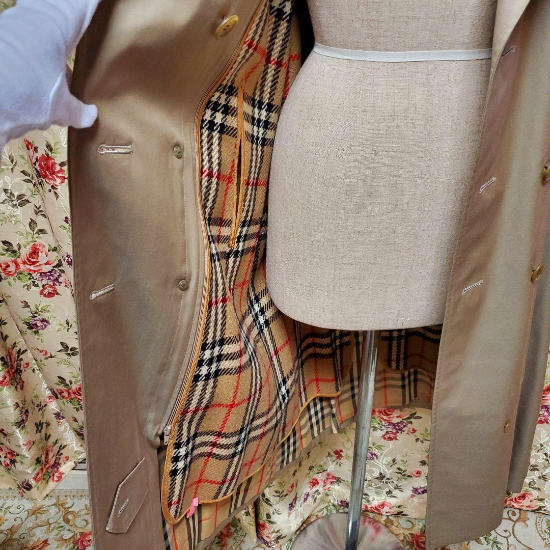 超美品1980年代　BURBERRYトレンチコート　ライナー付き　ノバチェック