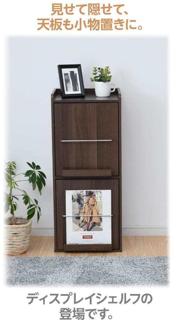 見せる収納 ディスプレイラック マガジンラック
