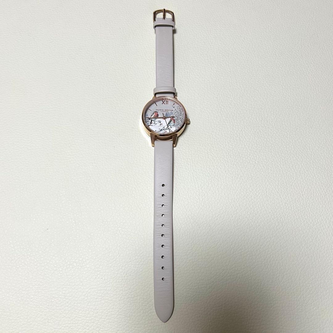 【OLIVIA BURTON】伊勢丹新宿店限定 腕時計 鳥 レザーベルト