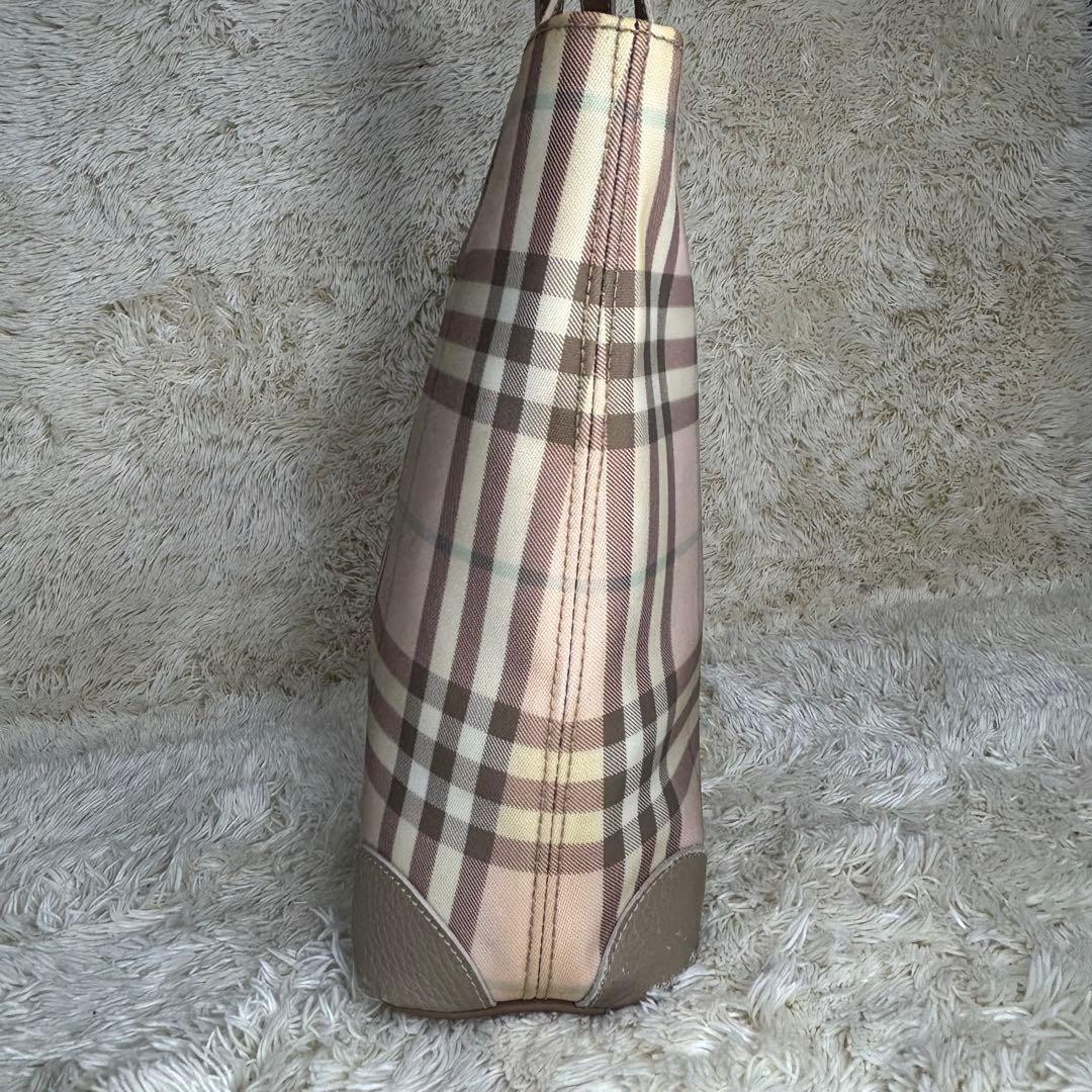 バーバリー　トート ショルダー バッグ チェック ピンク FF95 A4サイズ
