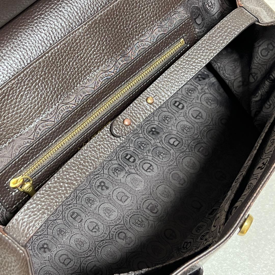 TOFF&LOADSTONE トフアンドロードストーン ダークブラウン バッグ