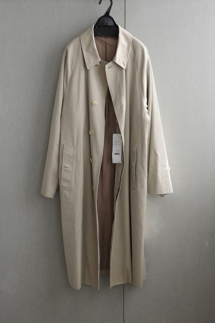 【新品未使用品】comoli 24AW コットンギャババルカラーコート