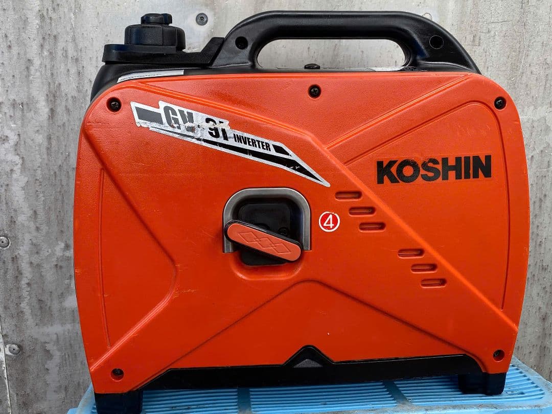 [動作確認済•保証付]KOSHIN インバーター発電機 GV-9i