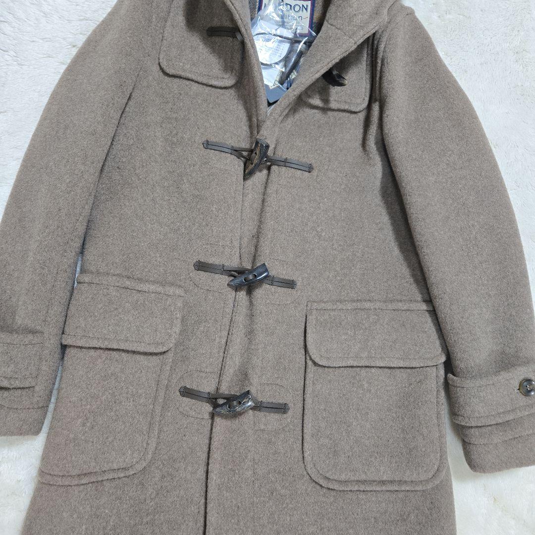 新品 ロンドントラディション ダッフルコート ロング丈 ウール メルトン モカ