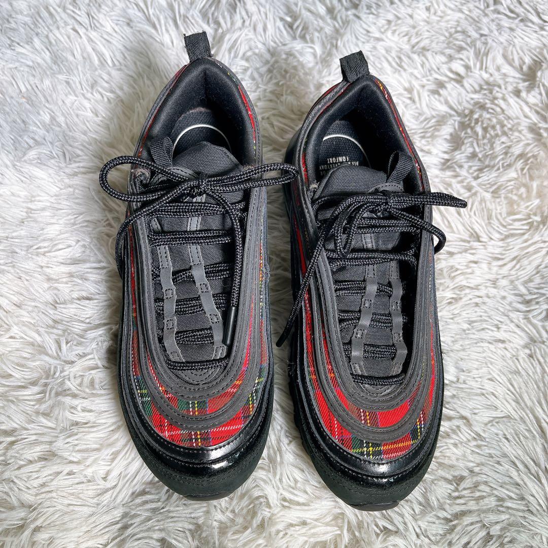 NIKE エアマックス97 タータンチェックAIRMAX97 23.5 厚底