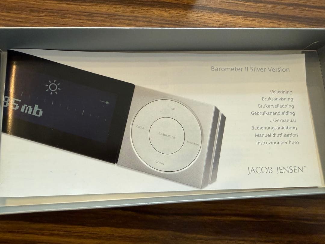 JACOB  ヤコブイェンセン ウェザーステーション2 気圧計　天気