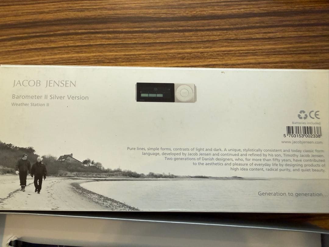 JACOB  ヤコブイェンセン ウェザーステーション2 気圧計　天気