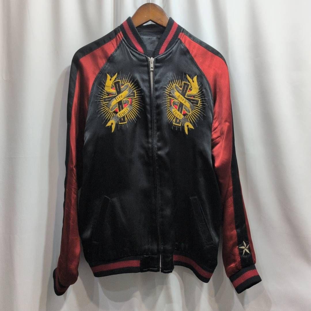 JUNK STAR ジャンクスター レーヨン 刺繍 スカジャン M