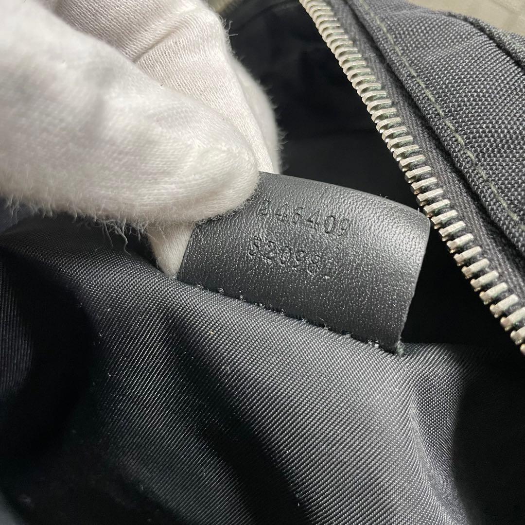 ハ*ム様 GUCCI シェリーライン　ボディバッグ　ブラック