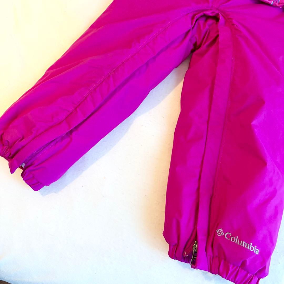 Columbia スノーウェア・スキーウェア 100-110cm 美品（記名有）