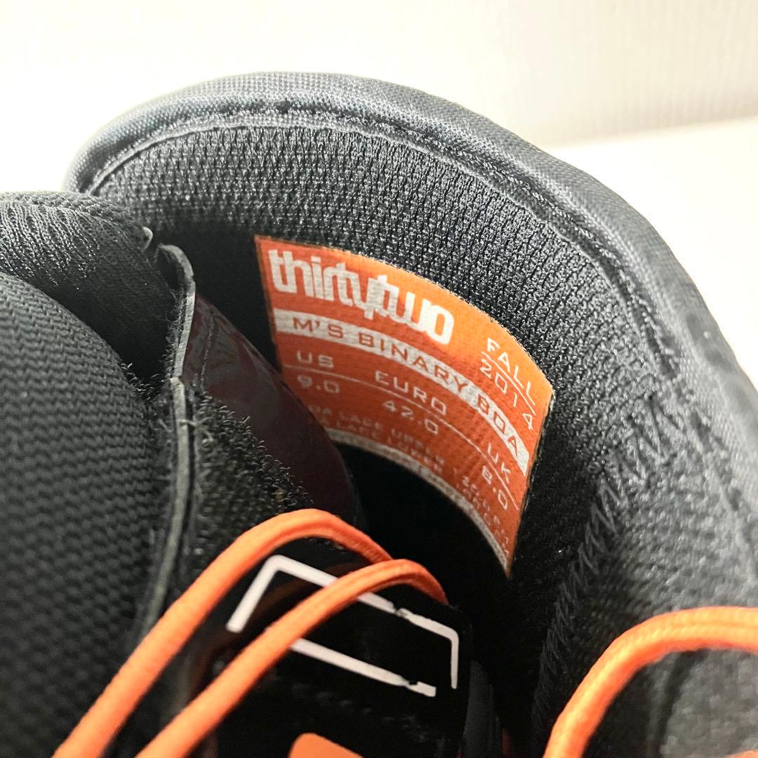 thirtytwo 27cm スノーボードブーツ ブラック サーティーツー ボア