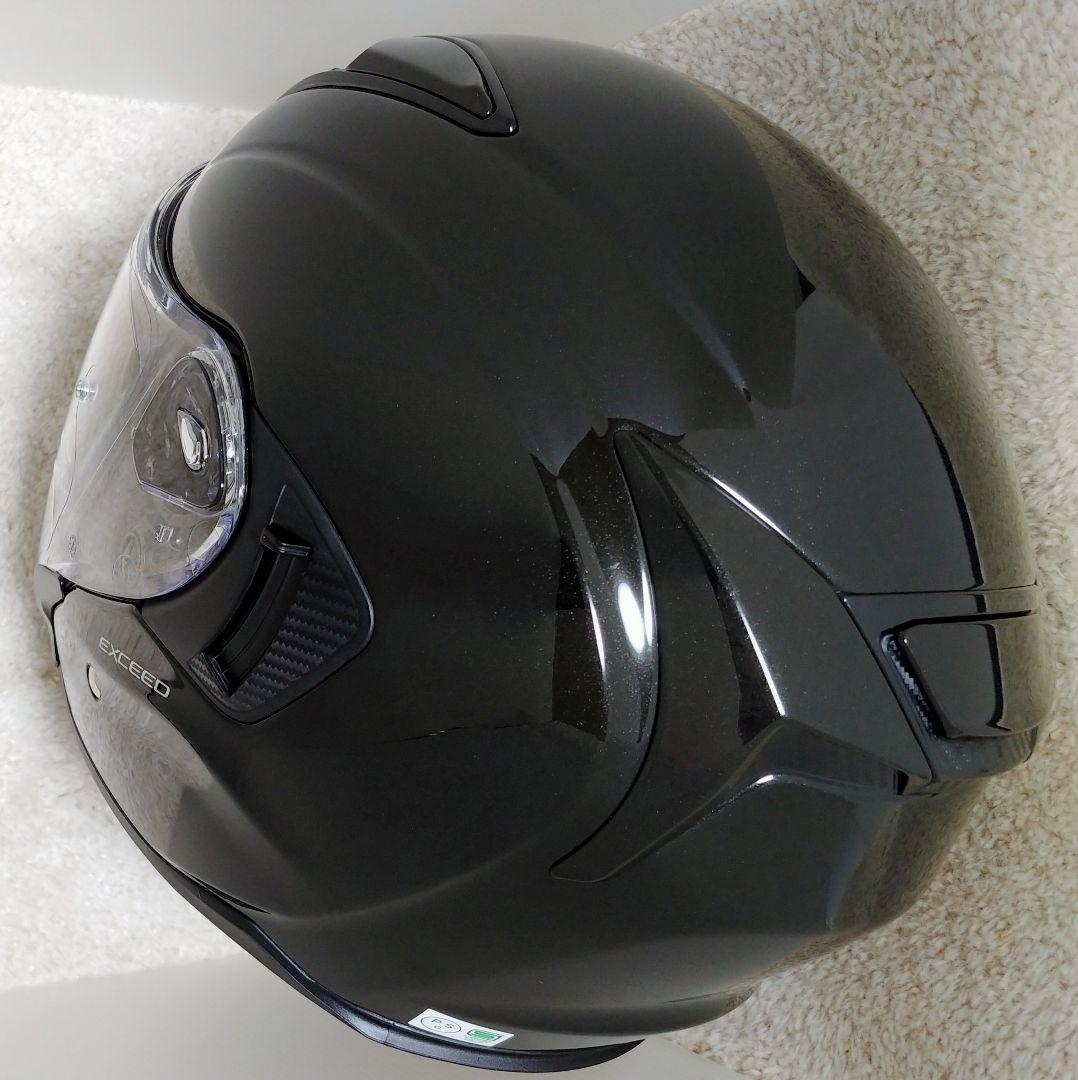 ポ*ン様 【ジェットヘルメット】OGK KABUTO EXCEED ブラックメタ