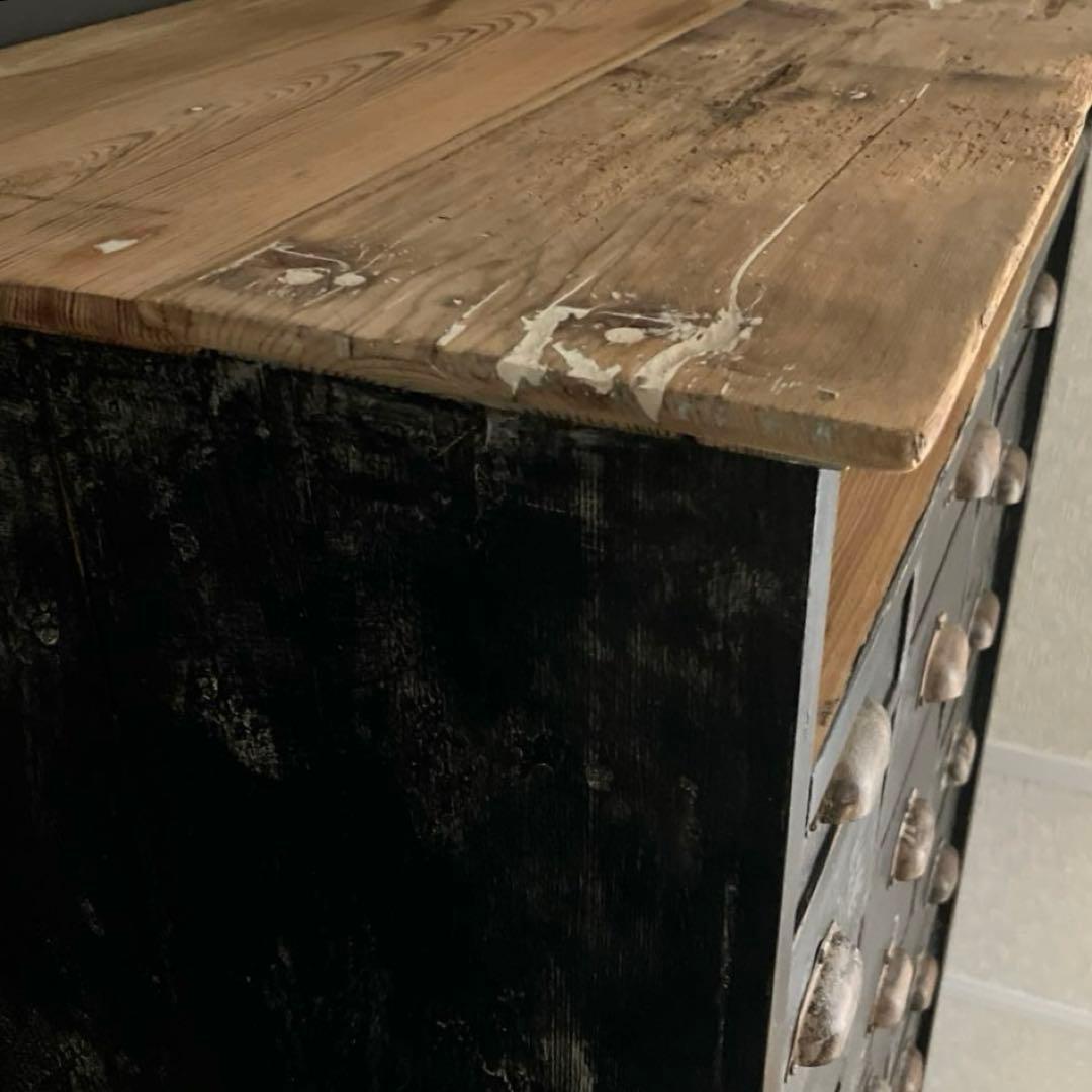 フランス アンティーク シェルフ インダストリアルラック キャビネット