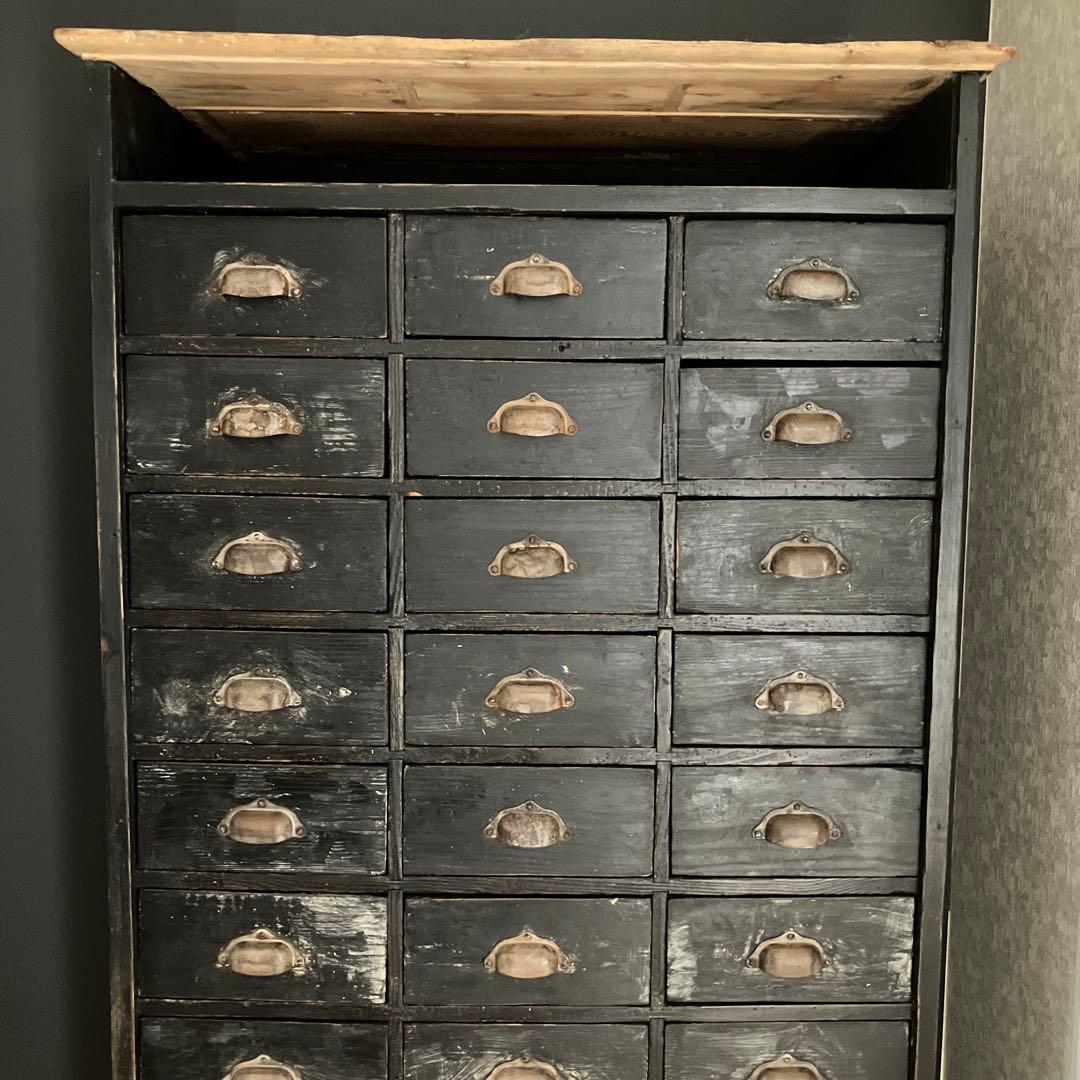 フランス アンティーク シェルフ インダストリアルラック キャビネット