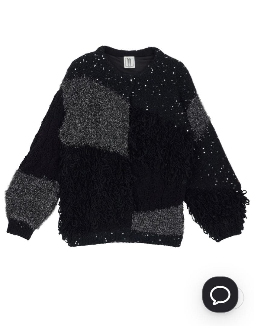 AMERI アメリ　パッチワークカーディガン