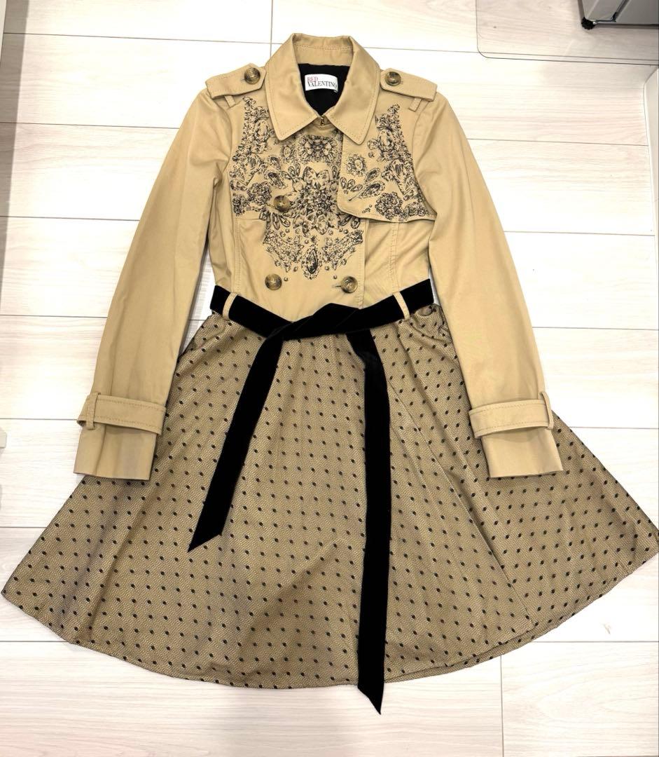 値下げ！【美品】RED VALENTINO トレンチコート