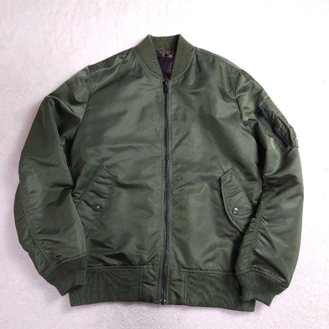 ✨希少✨アルファ　MA-1 フライトジャケット　リバーシブル　カモフラ　迷彩柄