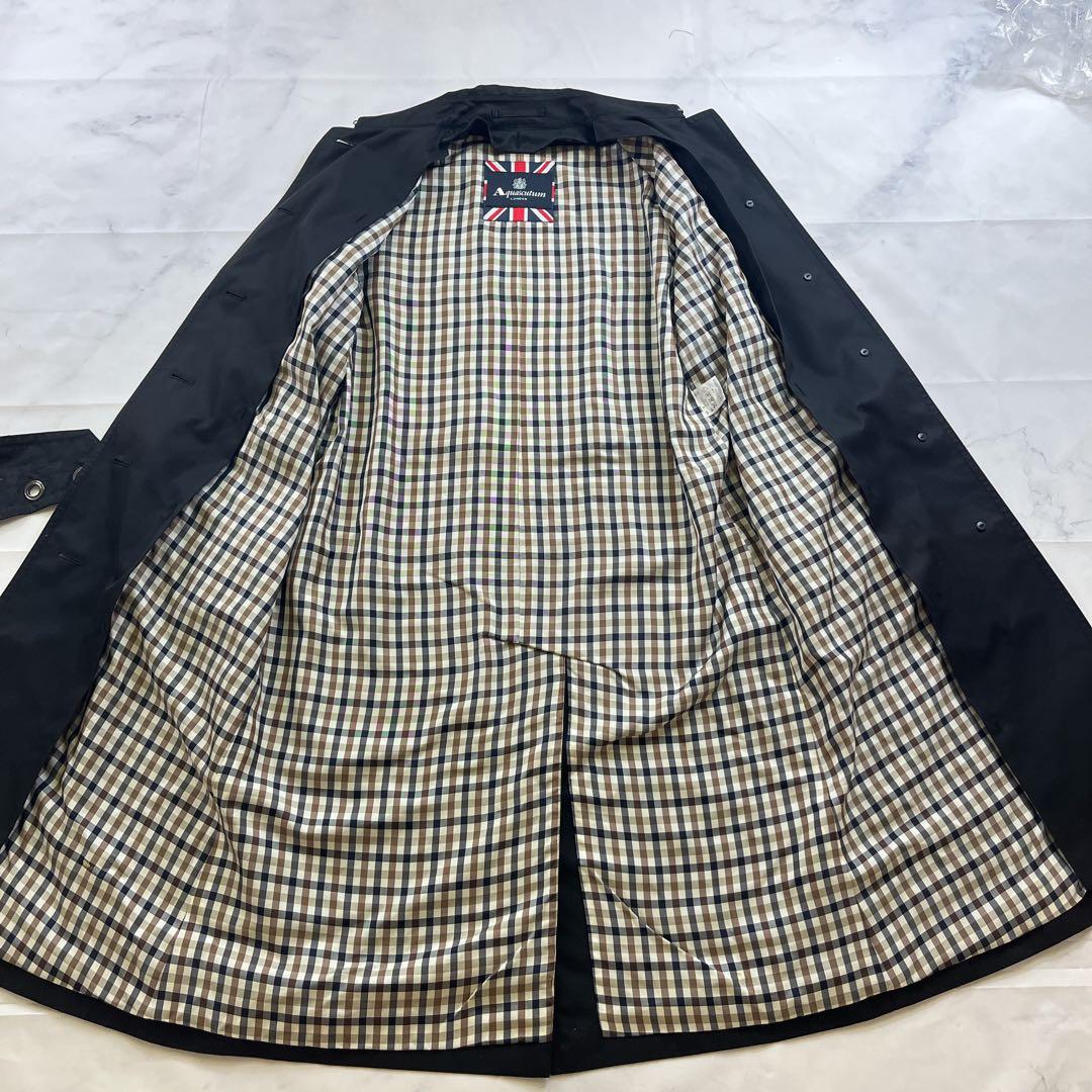 極美品✨アクアスキュータム トレンチコート ライナー付 着丈100以上 カバー付