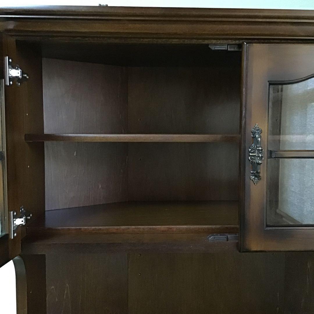 カリモクコロニアルシリーズ　テレビ台　飾り棚　昭和レトロ　アンティーク