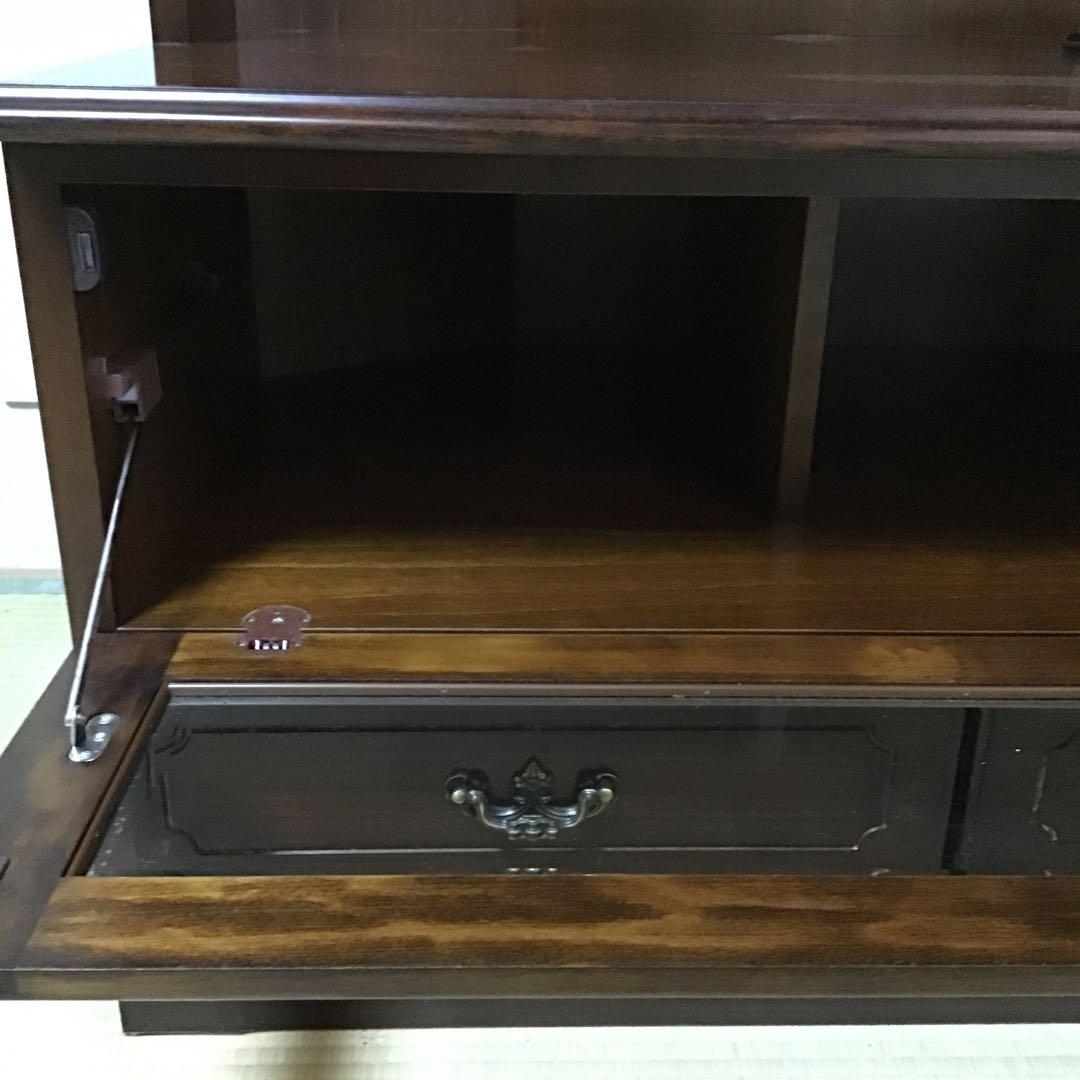 カリモクコロニアルシリーズ　テレビ台　飾り棚　昭和レトロ　アンティーク