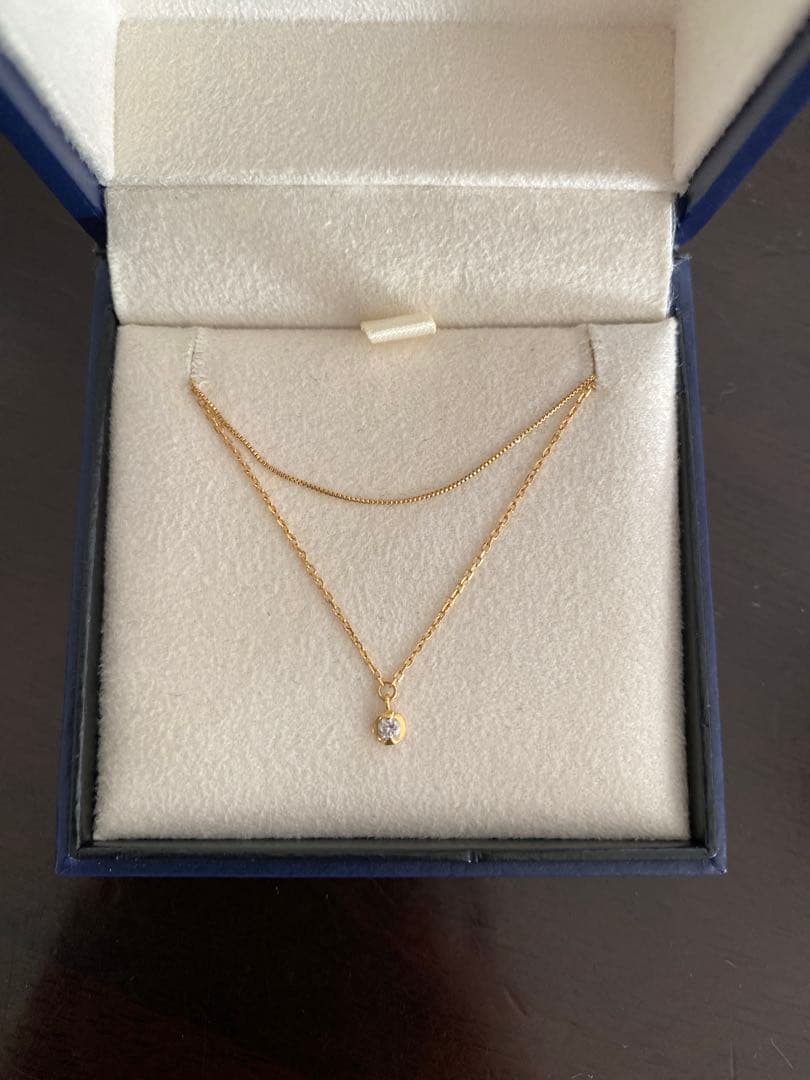 値下げ≪保証書付ヴァンドーム青山≫K18 2連ダイヤブレスレットイエローゴールド