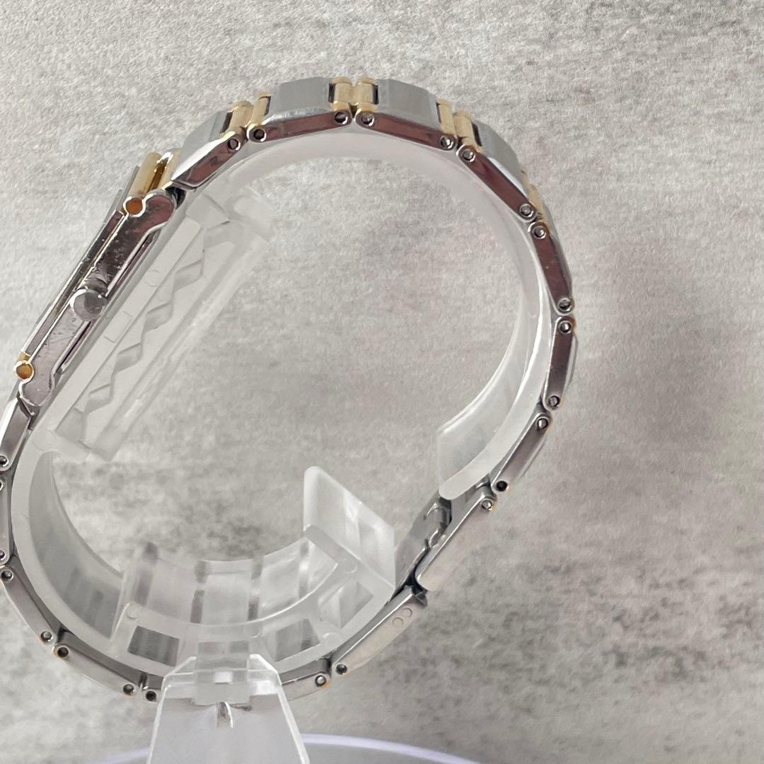 稼動品　YSL イヴサンローラン　スクエア　青針　コンビカラー　腕時計