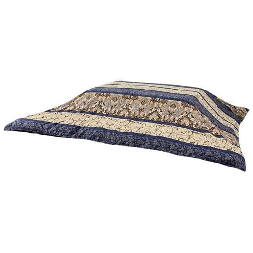 【アウトレット】あったかふっくらこたつ布団5点セット 120×80用 ネイビー