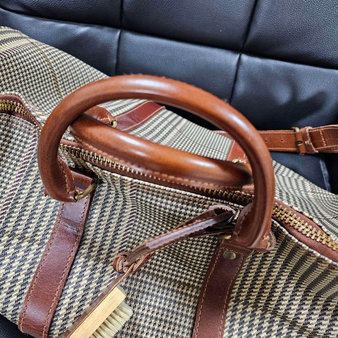 美品 大容量 2way ショルダー付 ラルフローレン ボストンバッグ