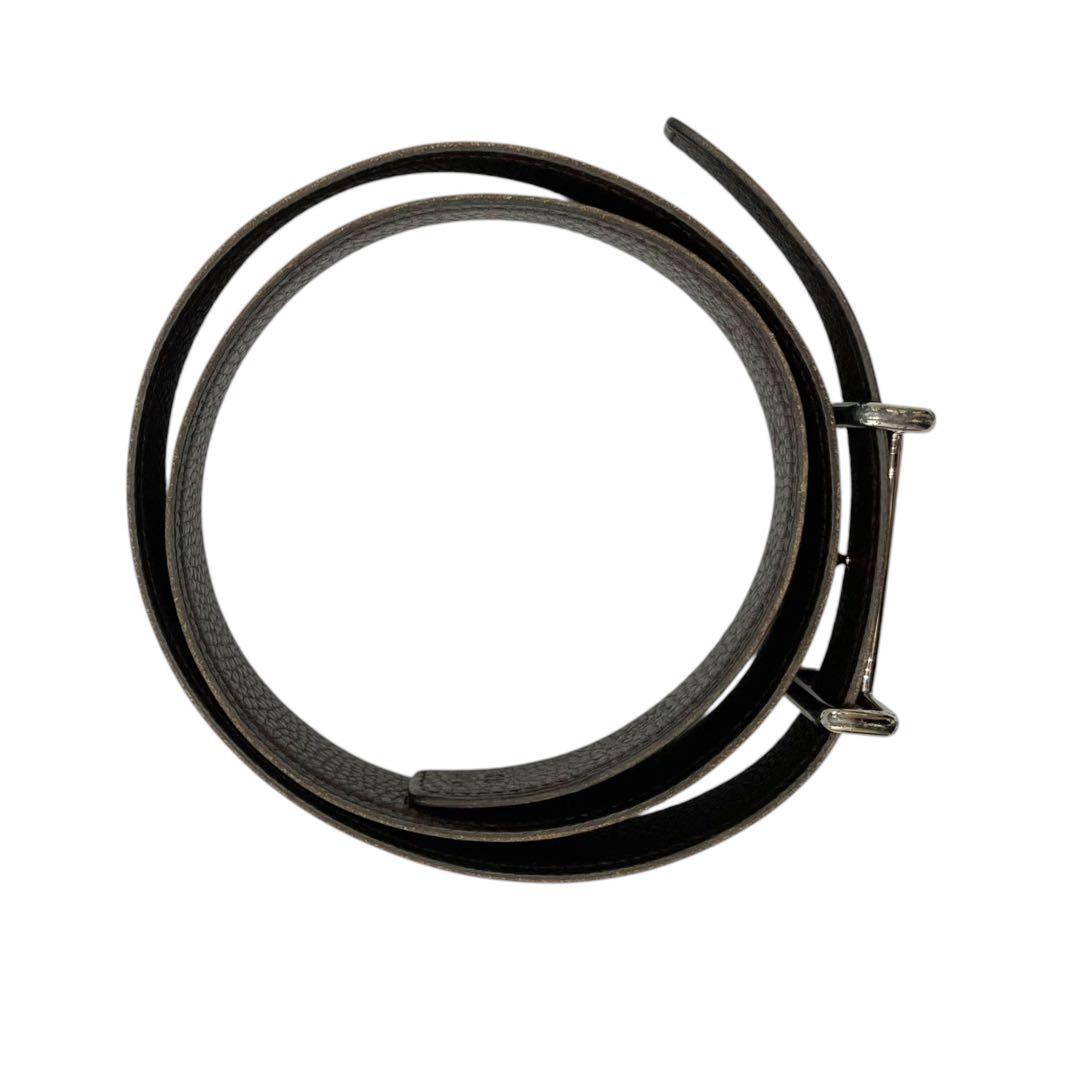 良品✨ エルメス Hダンクル 80 Hロゴ ベルト ブラック