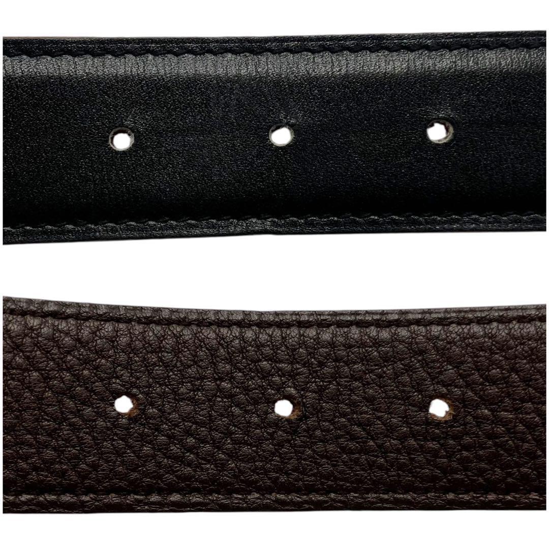 良品✨ エルメス Hダンクル 80 Hロゴ ベルト ブラック