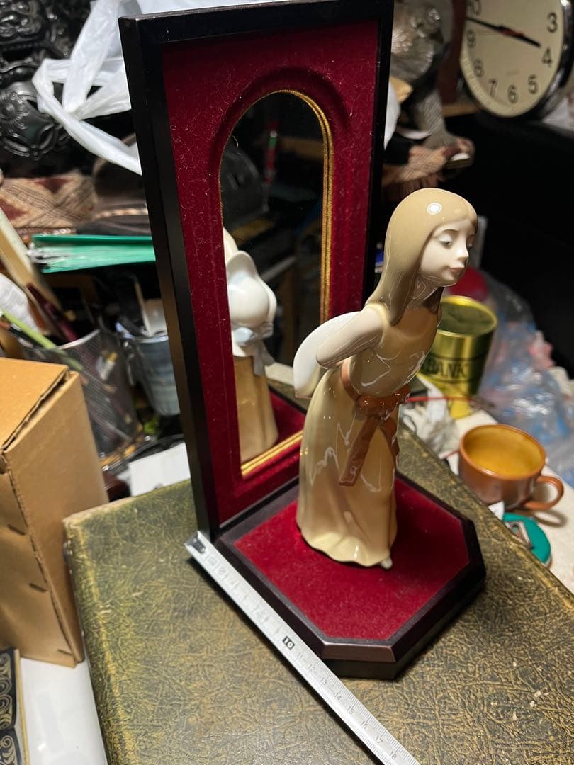 リヤドロ人形、L L.ADRO、1978、5006公式人形、バックミラー付き