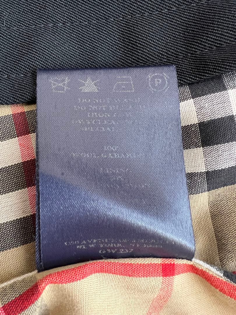 【極美品】BURBERRY LONDON バーバリー ステンカラーコート 黒