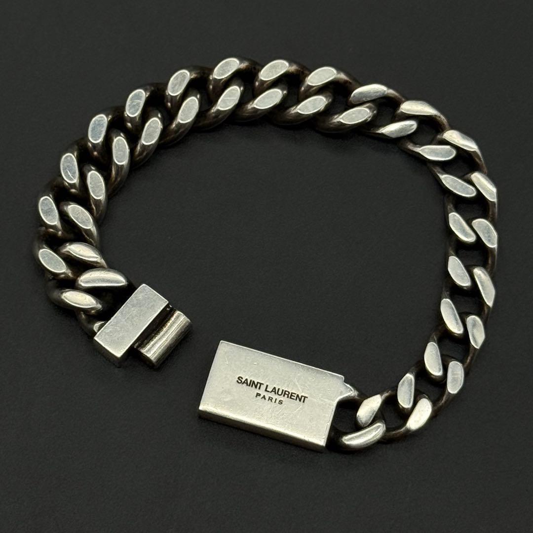 Yves Saint Laurent ブレスレット 喜平 メタルカーブ チェーン