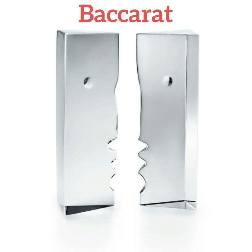 バカラ リゴ 「オム」「ファム」 ペア セット 希少 レア 置物 顔のシルエット