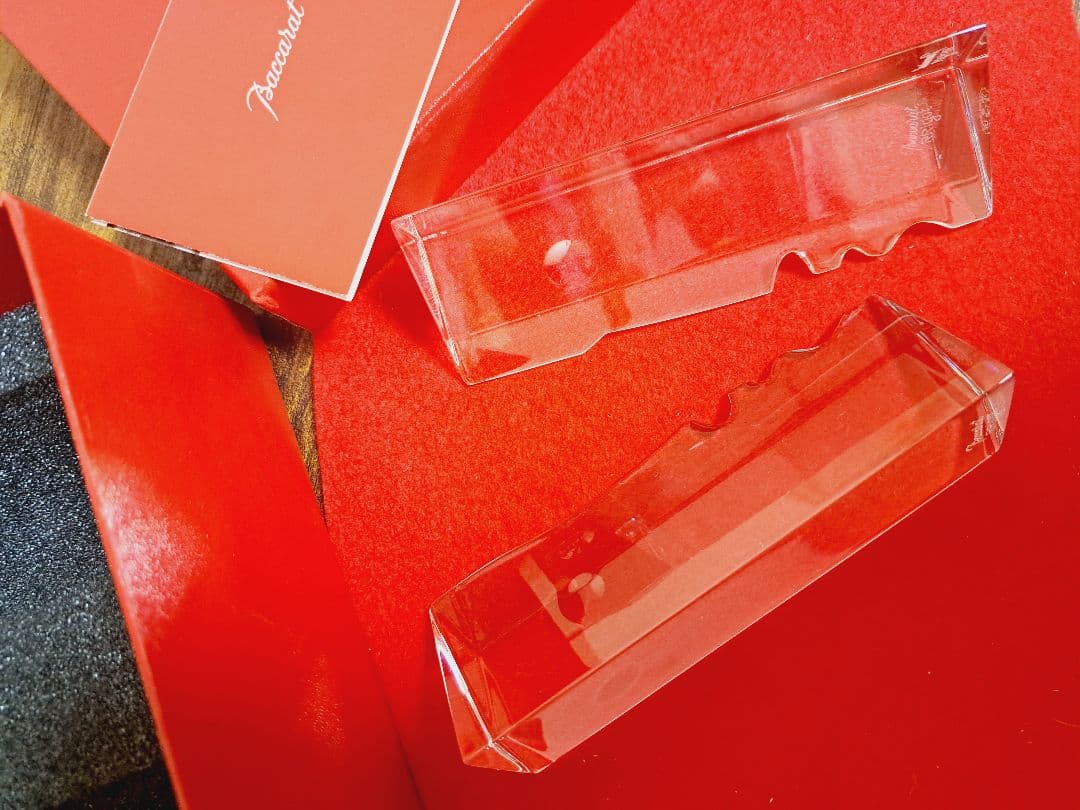 バカラ リゴ 「オム」「ファム」 ペア セット 希少 レア 置物 顔のシルエット