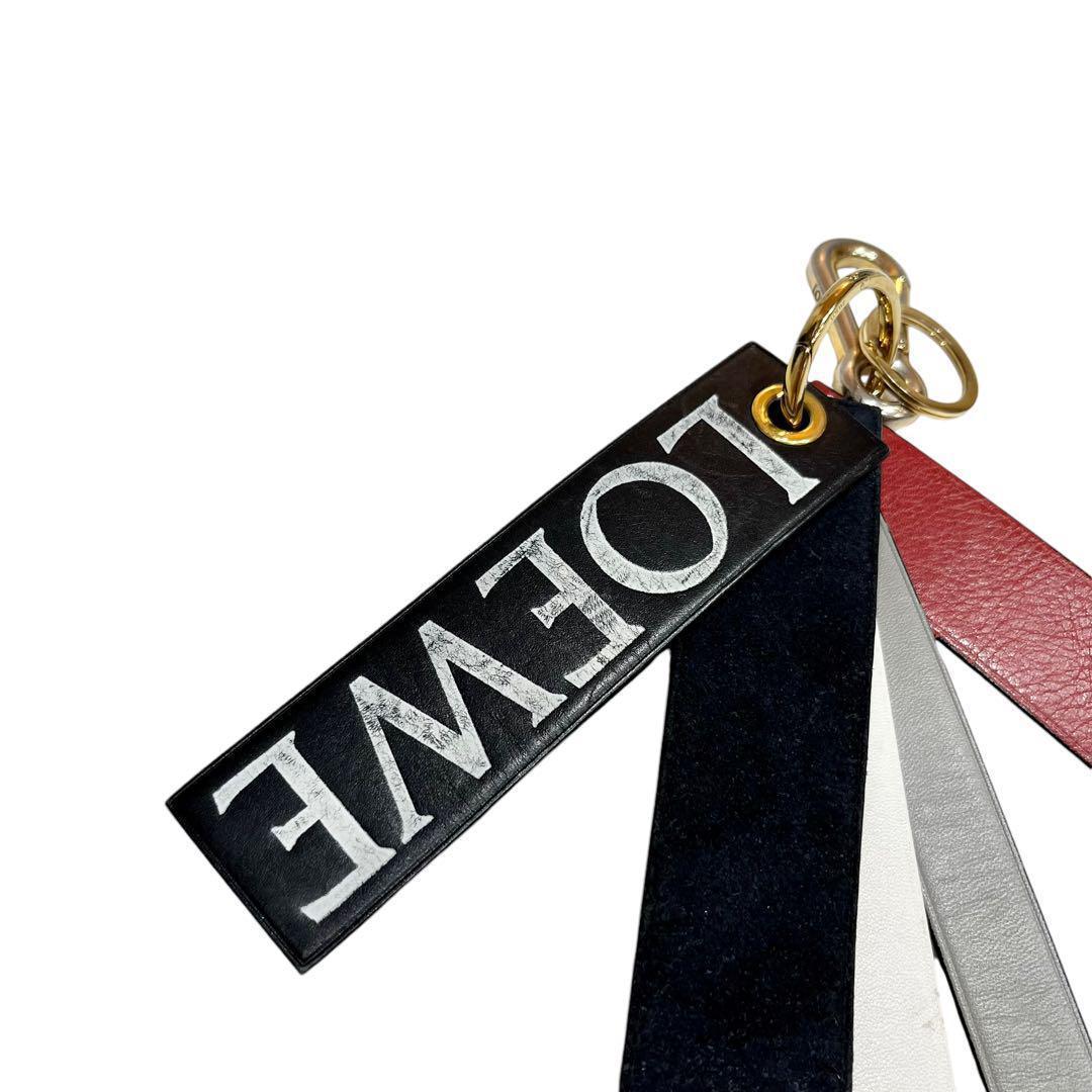 希少　レア　LOEWE ロエベ　マルチカラー　キーホルダー　チャーム　ロゴ