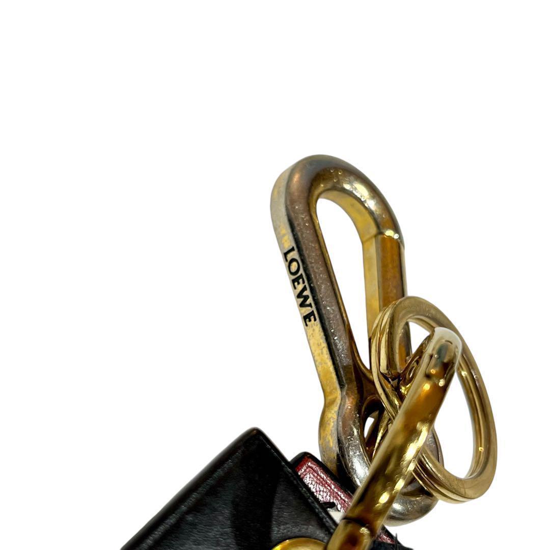 希少　レア　LOEWE ロエベ　マルチカラー　キーホルダー　チャーム　ロゴ