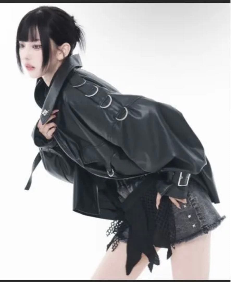 レフレム レザー ブルゾン