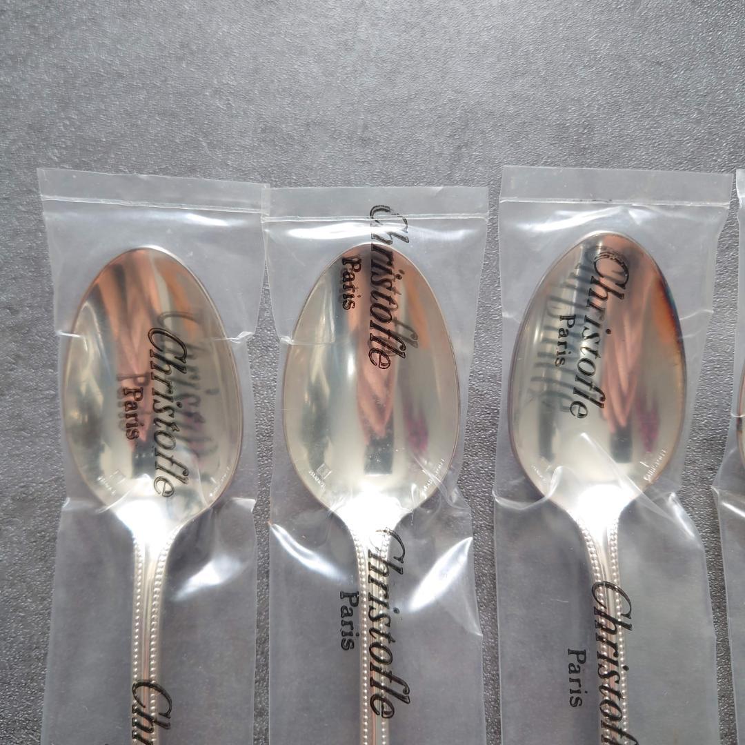 クリストフル パール 未開封 コーヒースプーン 6点