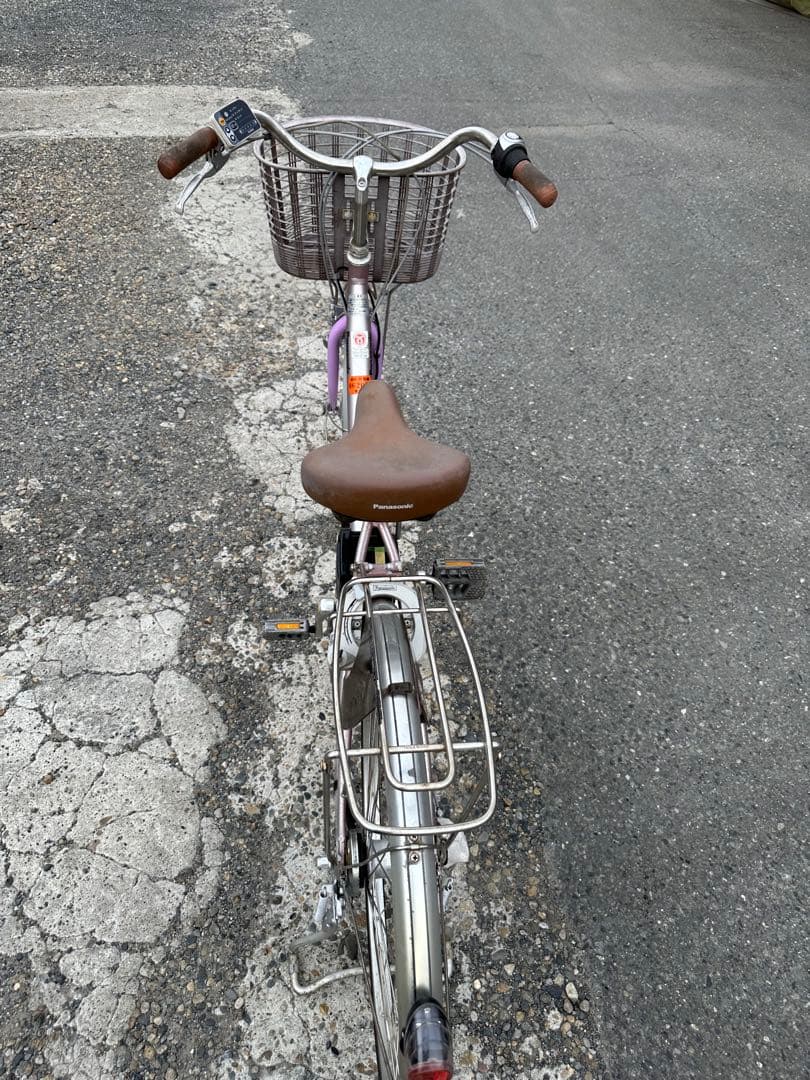 電動アシスト自転車 パープル