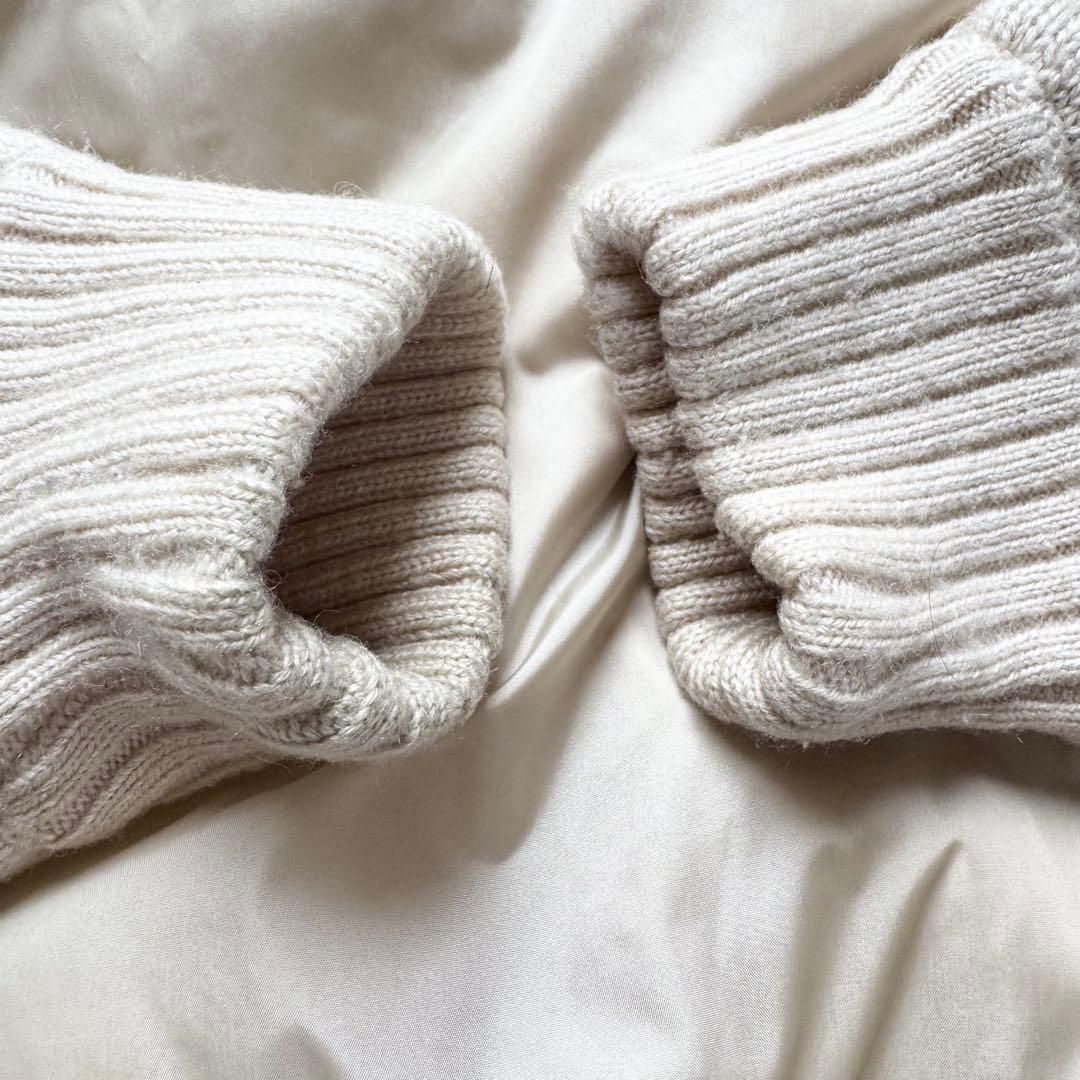 パーリーゲイツ　ハーフジップ　中綿　ブルゾン　ニット切り替え　大きいサイズ