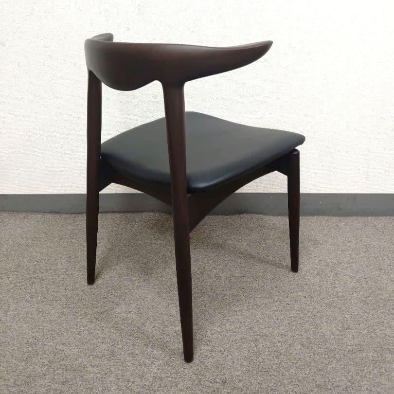 美品 AREA エリア chair A-5 ブルホーンチェア ダイニングチェア