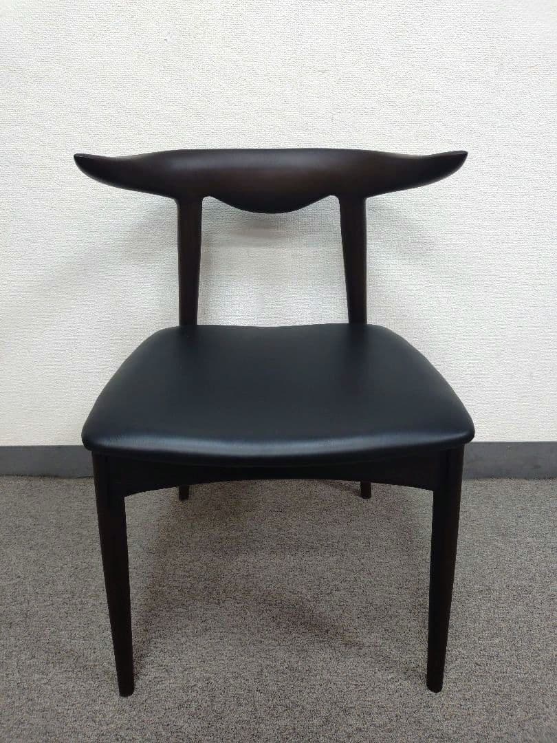 美品 AREA エリア chair A-5 ブルホーンチェア ダイニングチェア
