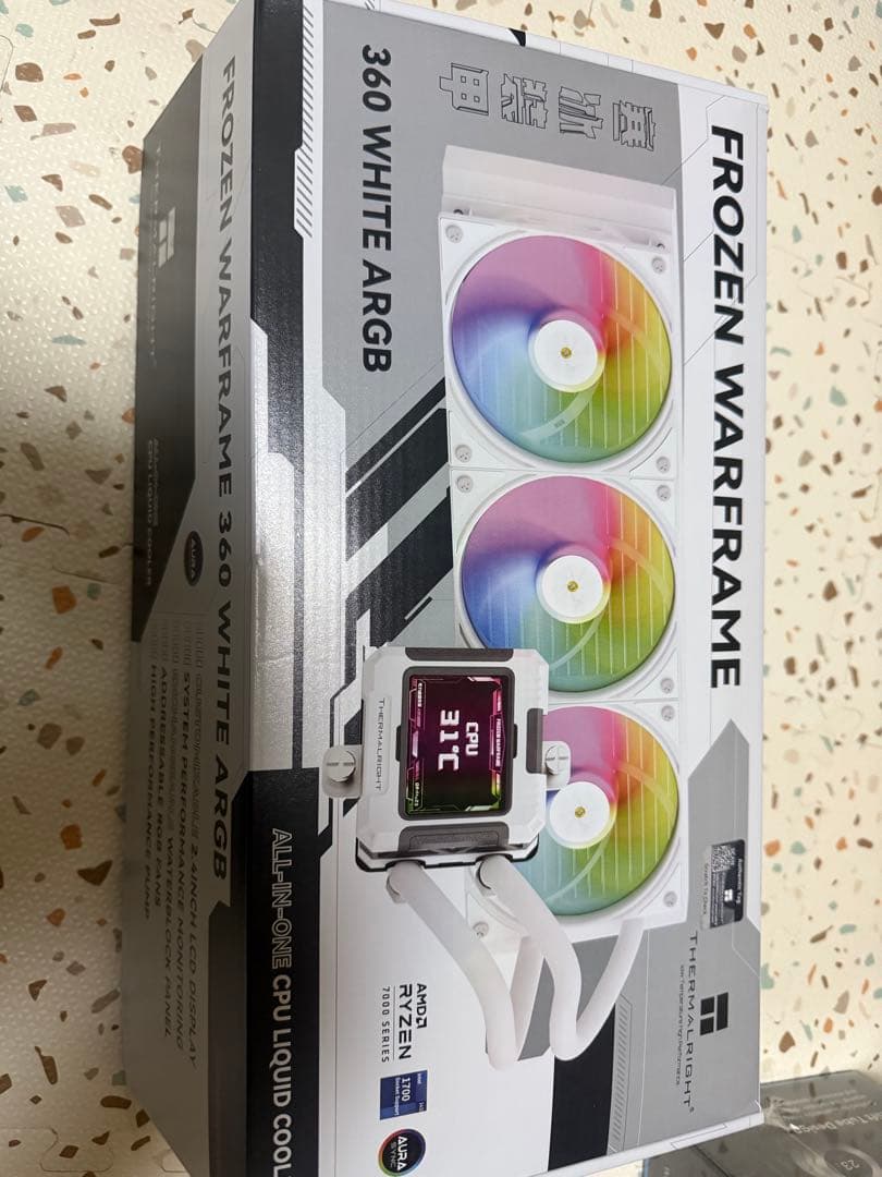 PC用ファン・クーラー Thermalright FROZEN WARFRAME 360 WHITE