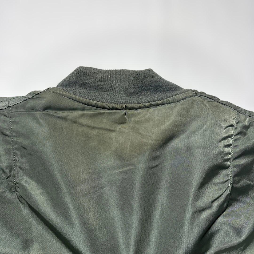 alpha ma-1 フライトジャケット　usa製　medium オリーブ