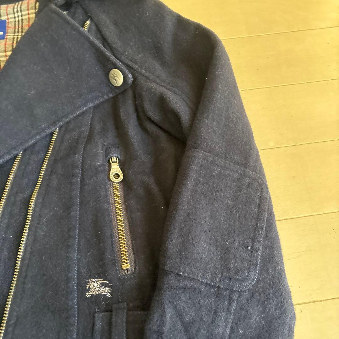 日本製★バーバリーブルーレーベル★ウールライダース　ノバチェック　サイズ38