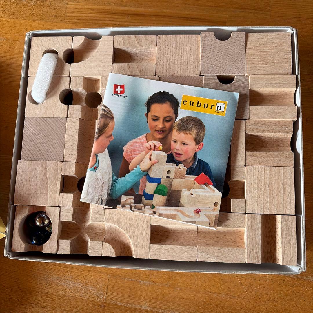 cuboro basis 知育玩具 木製ビー玉コース