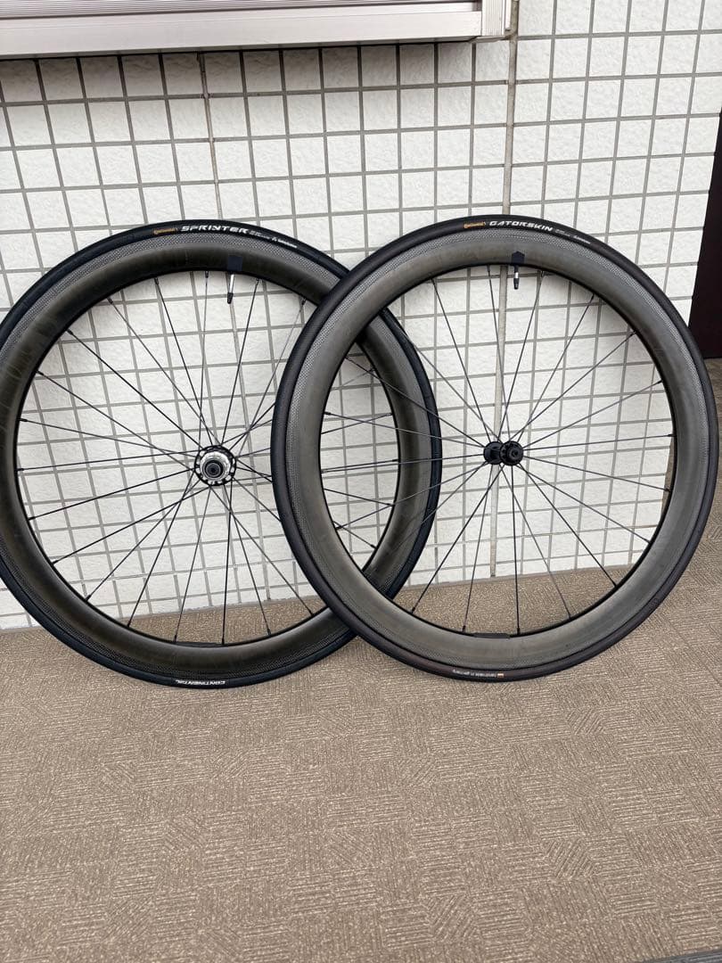 TNI Dragon50 カーボンチューブラーホイール（前後セット）