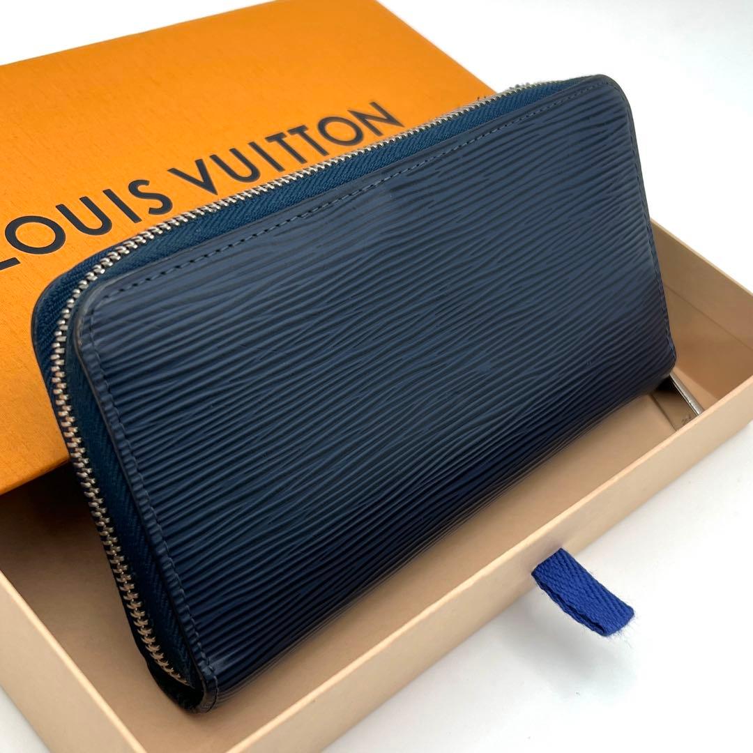 【新型】ルイヴィトン エピ ジッピーウォレット 長財布 アンディゴブルー