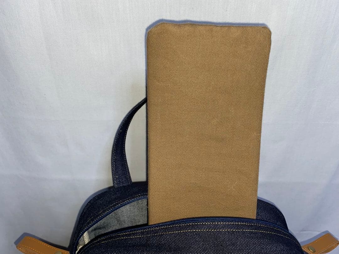 セール☆ハンドメイド☆岡山デニム☆ブタさん☆リュック対応☆4wayボストンバッグ